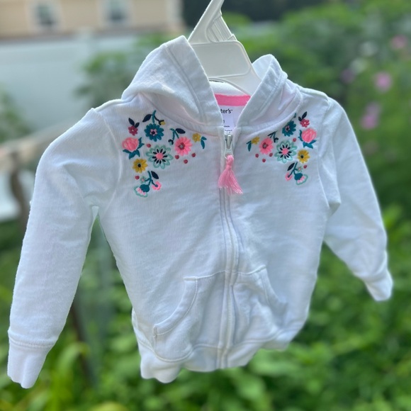 Carters Zip Up Hoodie, 9m - Picture 5 of 8